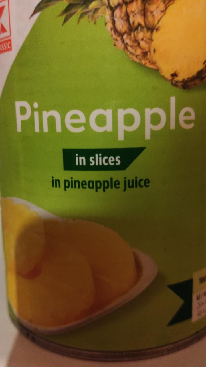 Fotografie - Pineapple in Slices in Pineapple Juice K-Classic