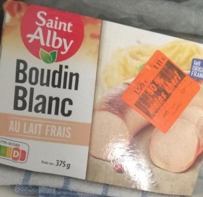 Fotografie - Boudin Blanc au lait frais Saint Alby