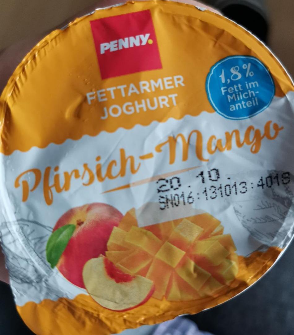 Fotografie - Fettarmer Joghurt Pfirsch-Mango Penny