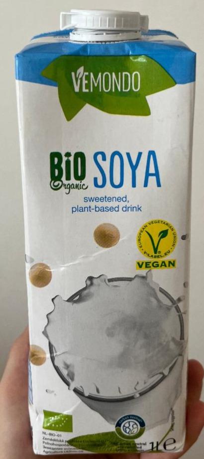 Fotografie - Bio Organic Soya sweetened plant-based drink Vemondo