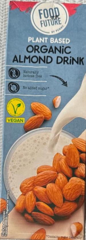 Fotografie - Plant Based Organic Almond Drink Food for Future