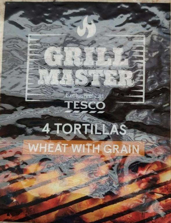 Fotografie - Grill Master 4 Tortillas Wheat with Grain Tesco