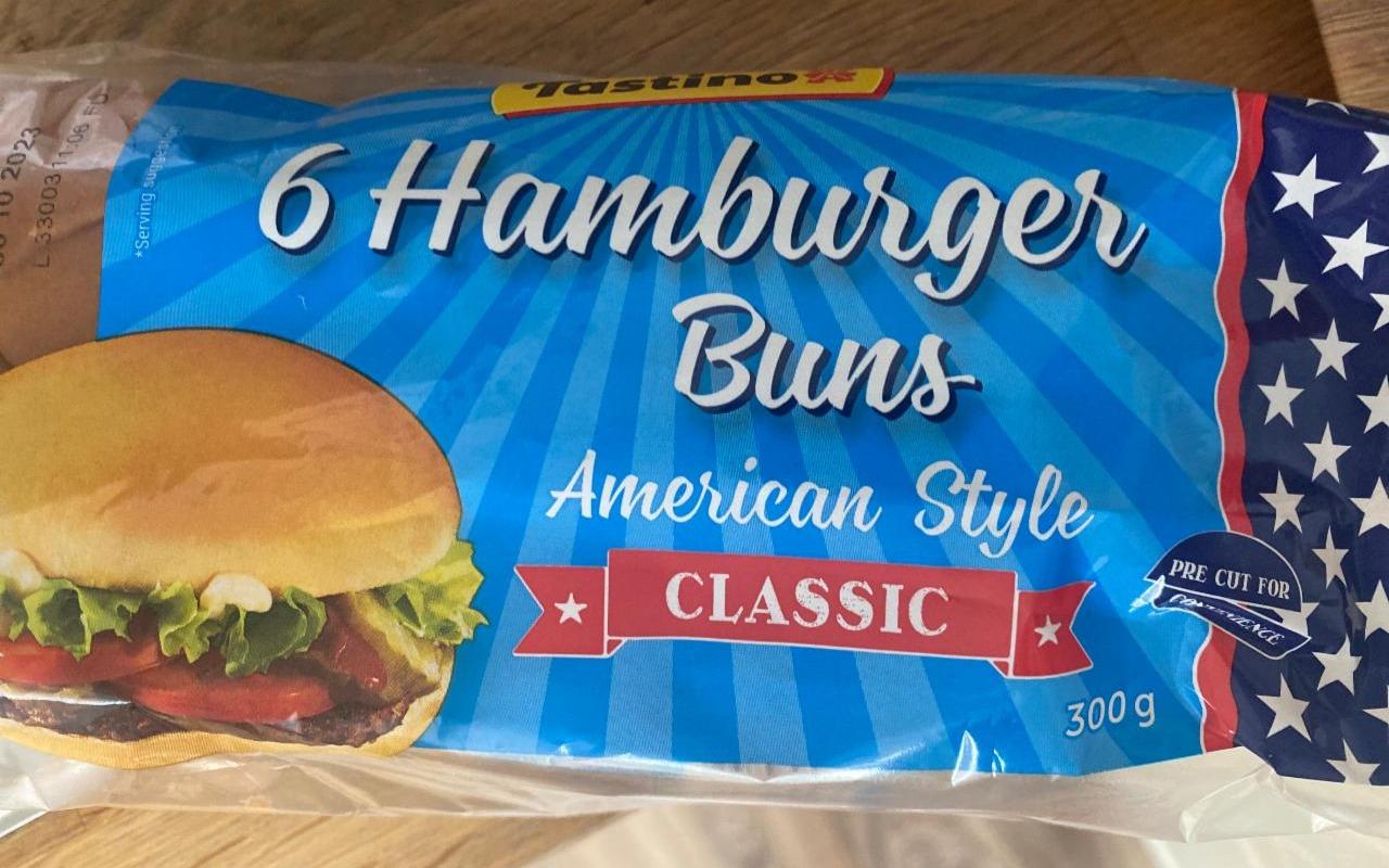 Fotografie - 6 Hamburger Buns American Style Classic Tastino