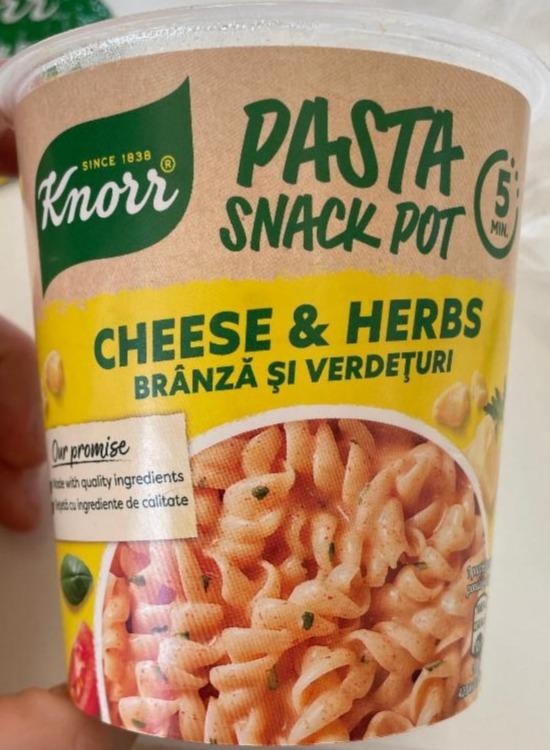 Fotografie - Pasta Snack Pot Cheese & Herbs Knorr