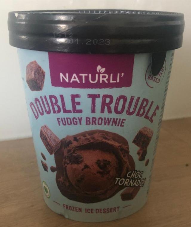 Fotografie - Double Trouble Fudgy Brownie Naturli'