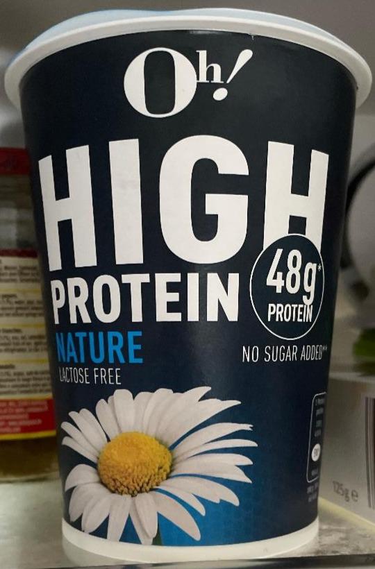 Fotografie - High Protein Nature Yoghurt Laktosefrei Oh!