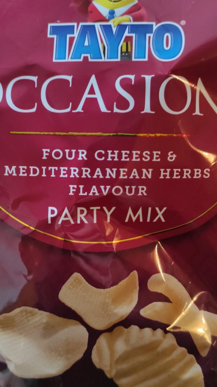 Fotografie - Party Mix Four Cheese & Mediterranean Herbs Flavour Tayto Occasions