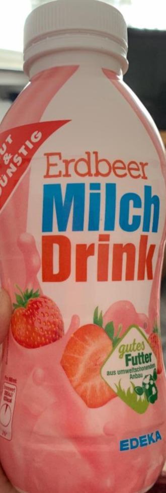 Fotografie - Erdbeer milch drink EDEKA