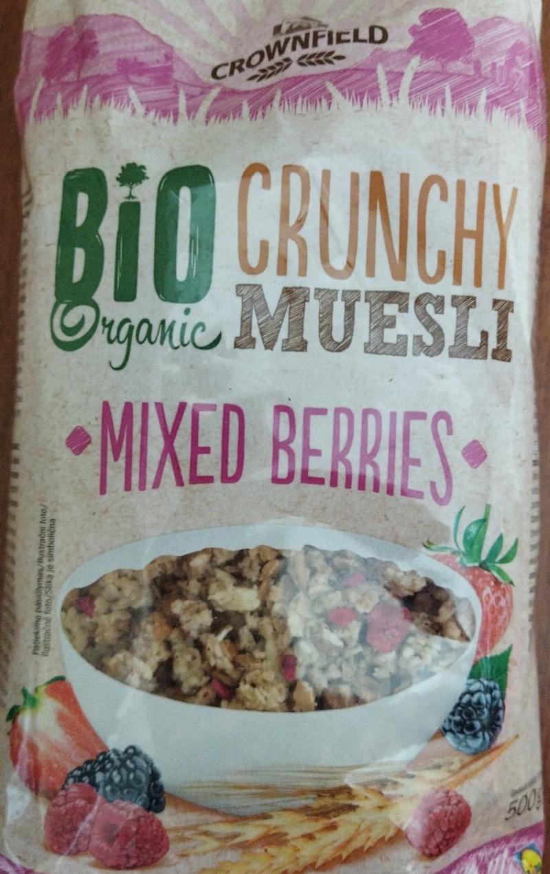 Fotografie - BIO Crownfield Bio Organic Wholegrain muesli Mixed fruit