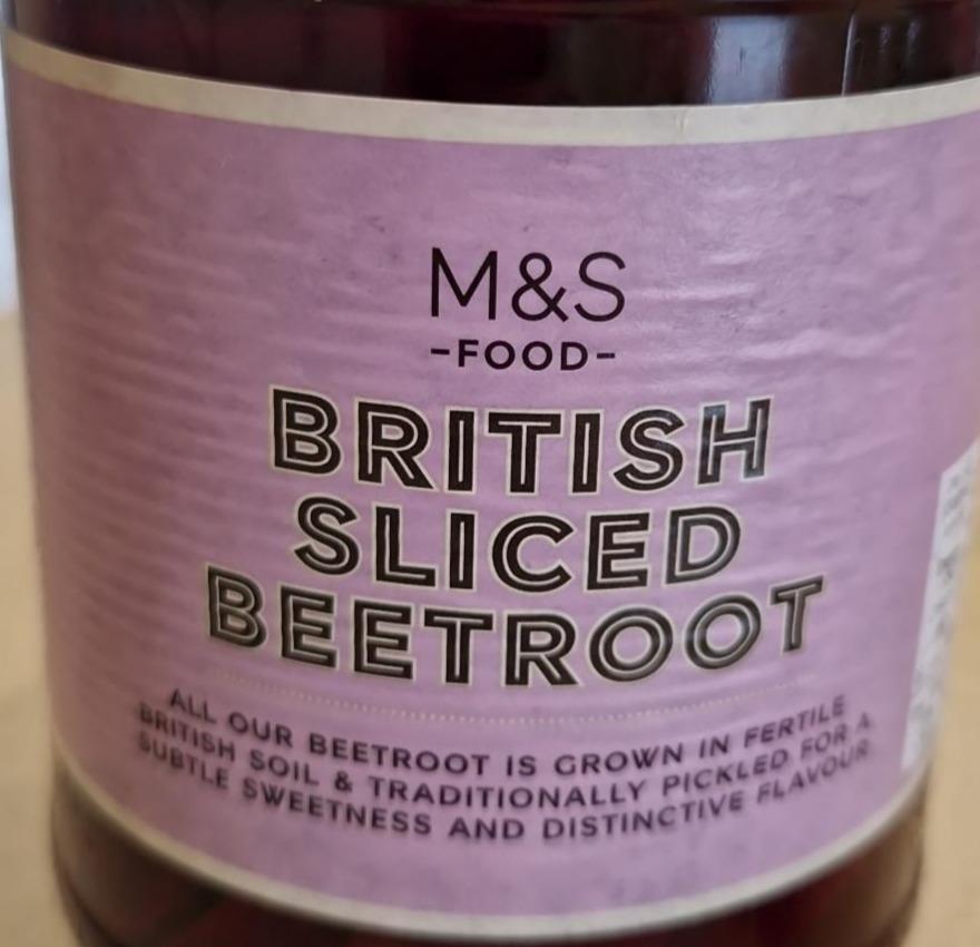 Fotografie - British sliced beetroot M&S Food