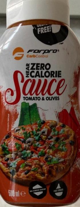 Fotografie - Near zero calorie sauce tomato & olives