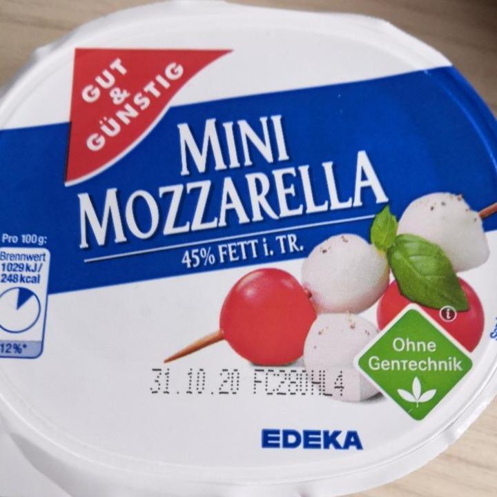 Fotografie - Mini mozzarella 45% Gut & Günstig