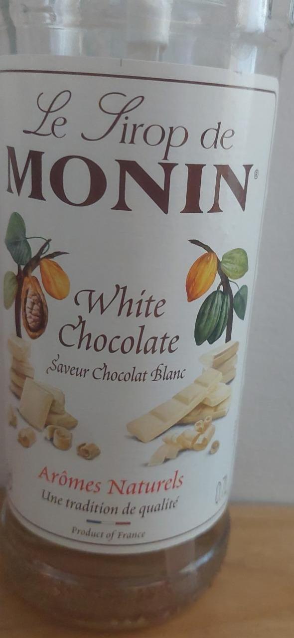 Fotografie - White chocolate Le Sirop de Monin