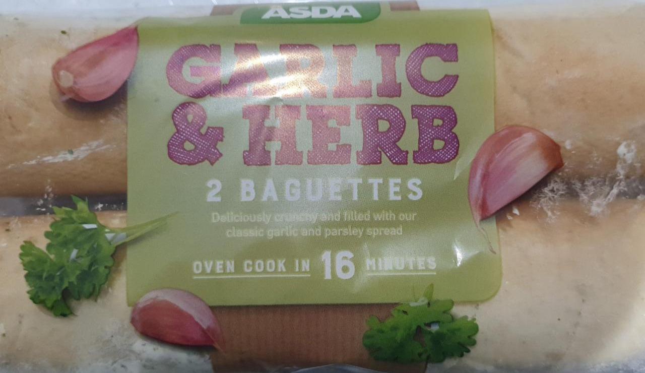 Fotografie - Garlic & herbs 2 baguettes Asda