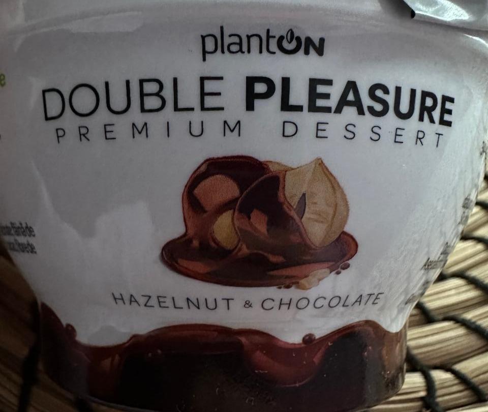 Fotografie - Double Pleasure premium dessert Hazelnut & Chocolate Planton