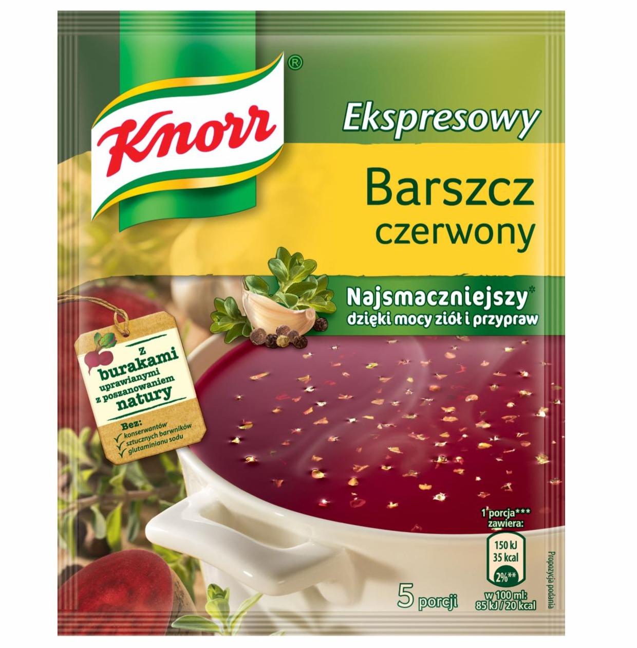 Fotografie - Barszcz czerwony ekspresowy Knorr