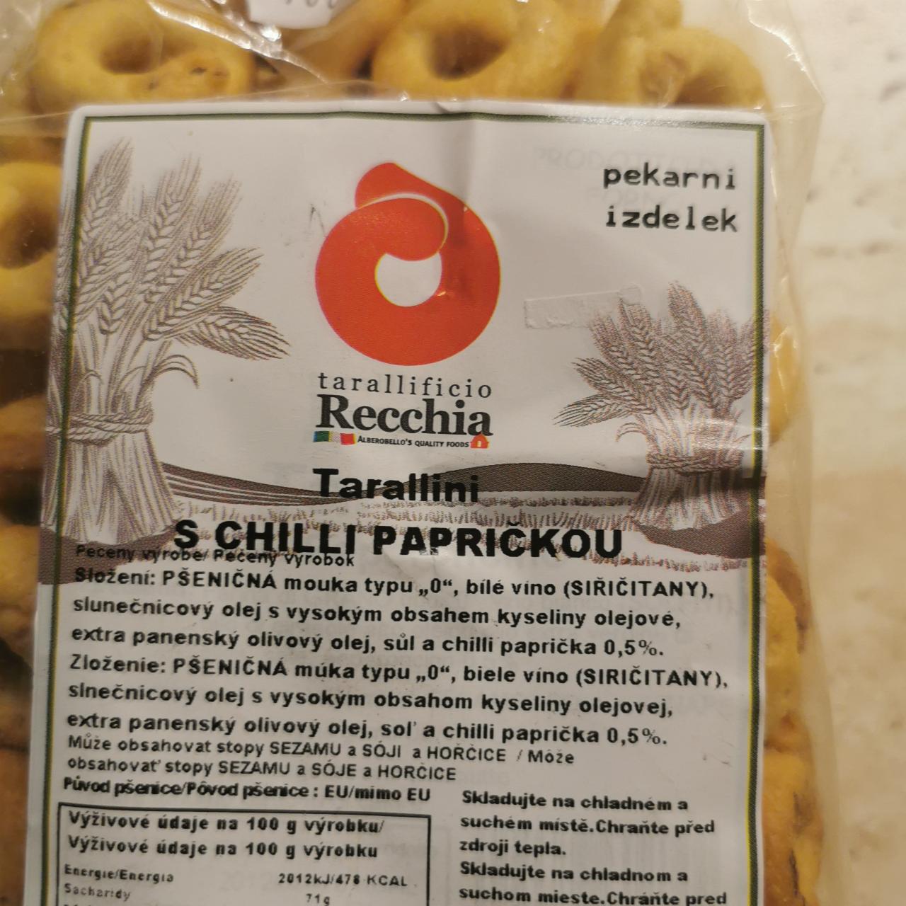 Fotografie - Tarallini s chilli papričkou Tarallificio Recchia