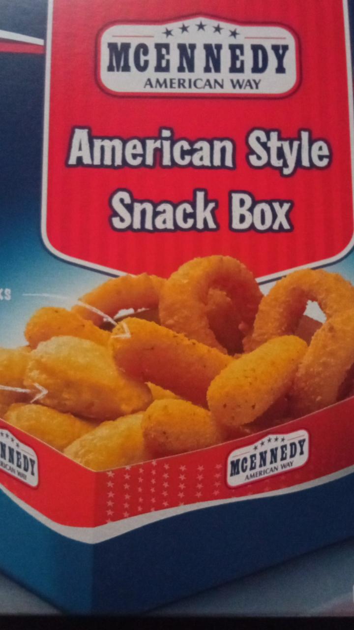Fotografie - McEnnedy american style snack box