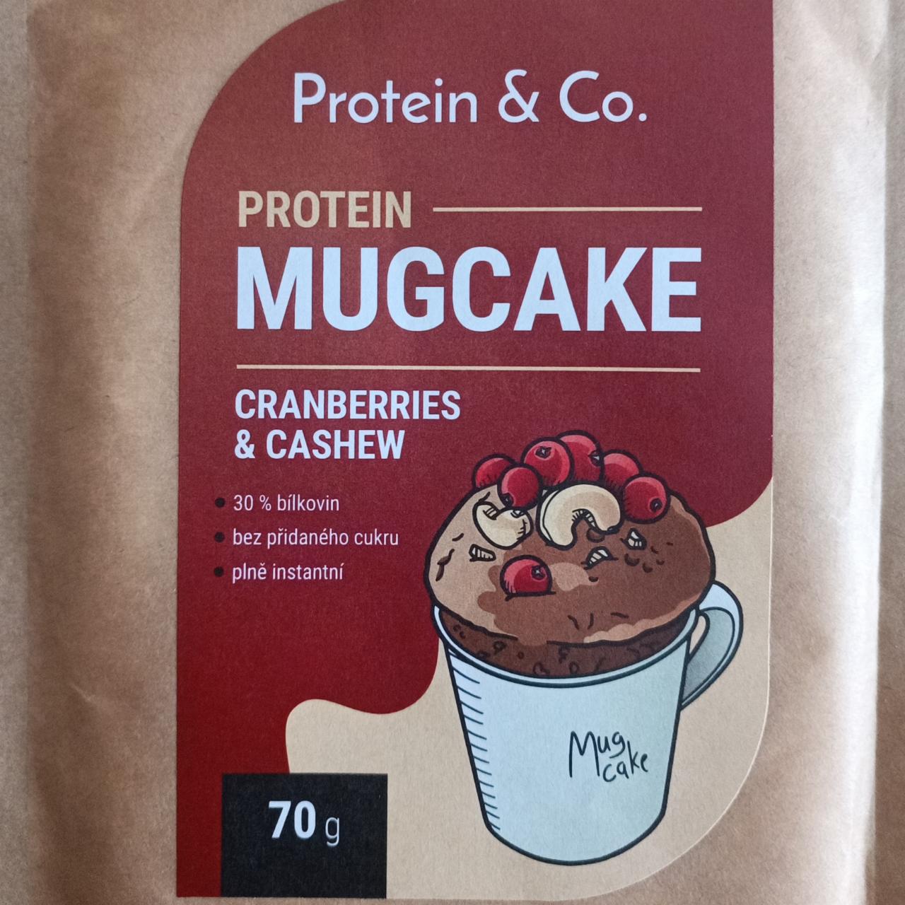 Fotografie - Protein Mugcake Cranberries & Cashew Protein & Co.