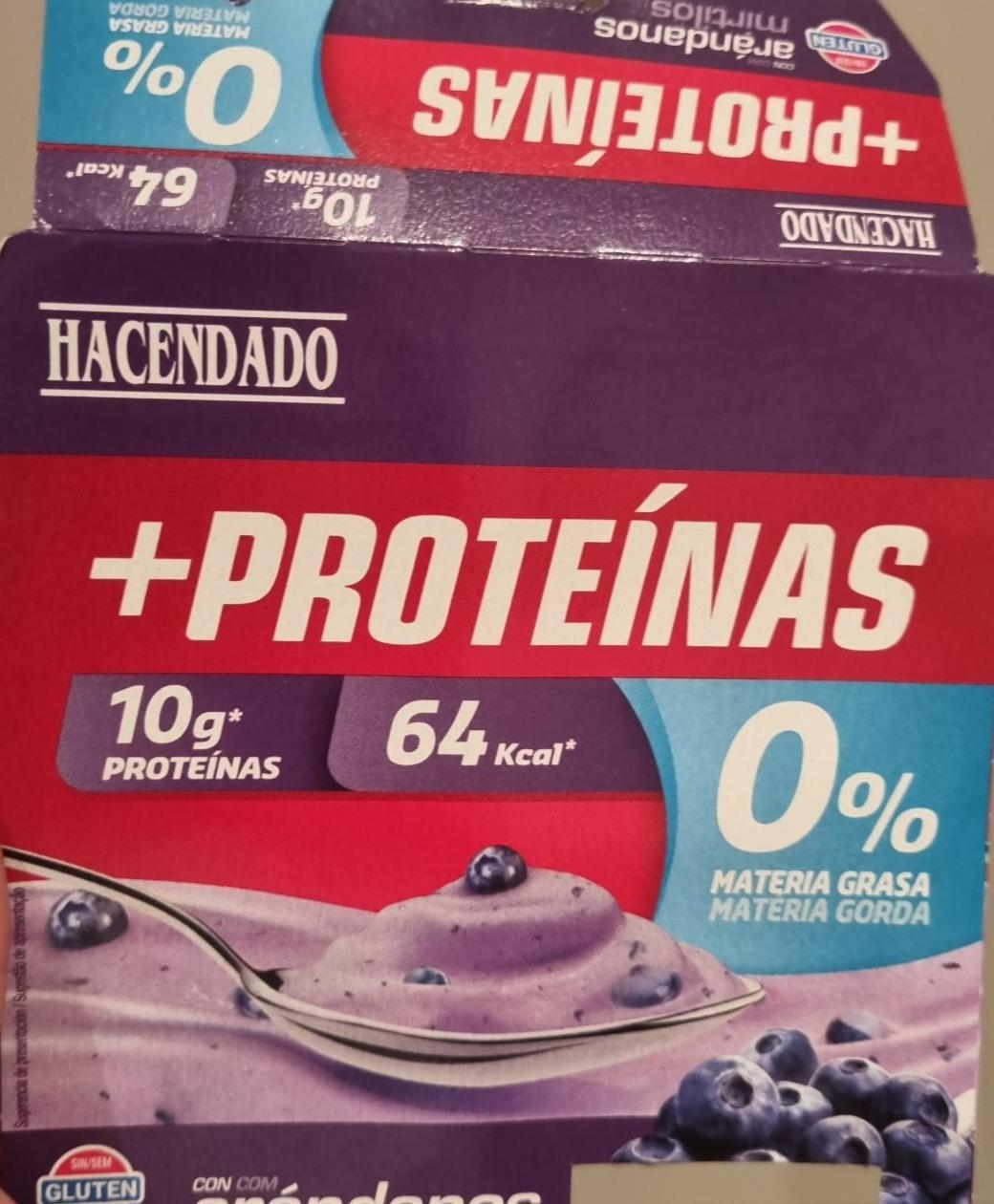 Fotografie - Yogur con arándanos + proteínas Hacendado