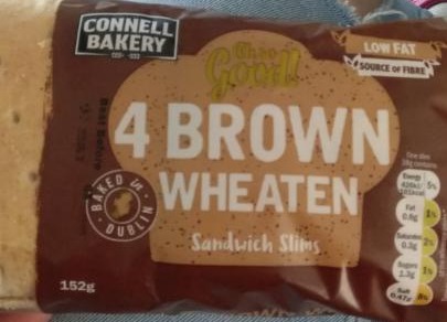 Fotografie - 4 Brown Wheaten Sandwich Slimes Connell Bakery
