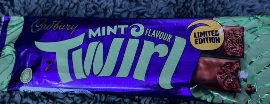 Fotografie - Mint flavour twirl Cadbury