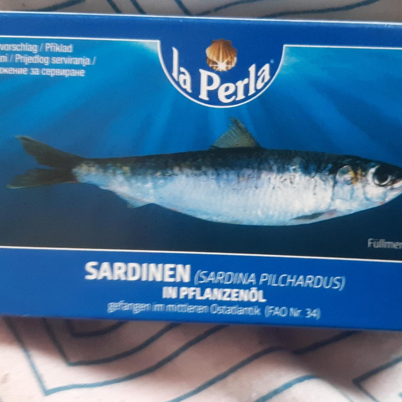 Fotografie - sardinky ve slunečnicovém oleji la Perla