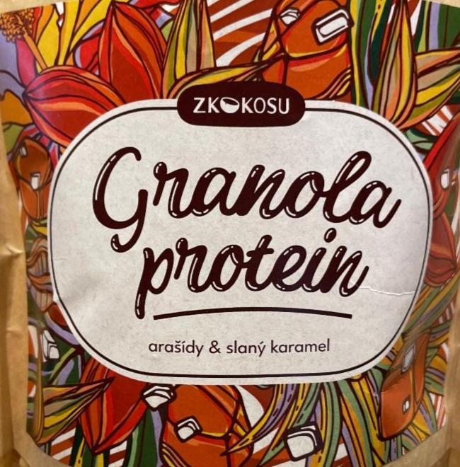 Fotografie - Granola protein arašídy & slaný karamel zKokosu
