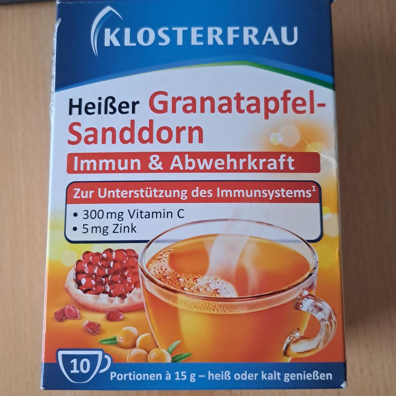 Fotografie - Heißer Granatapfel-Sanddorn Klosterfrau