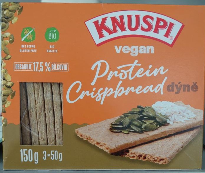 Fotografie - Vegan Protein Crispbread dýně Knuspi