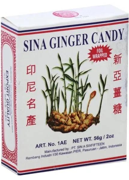 Fotografie - zázvorové bonbony Sina Ginger Candy