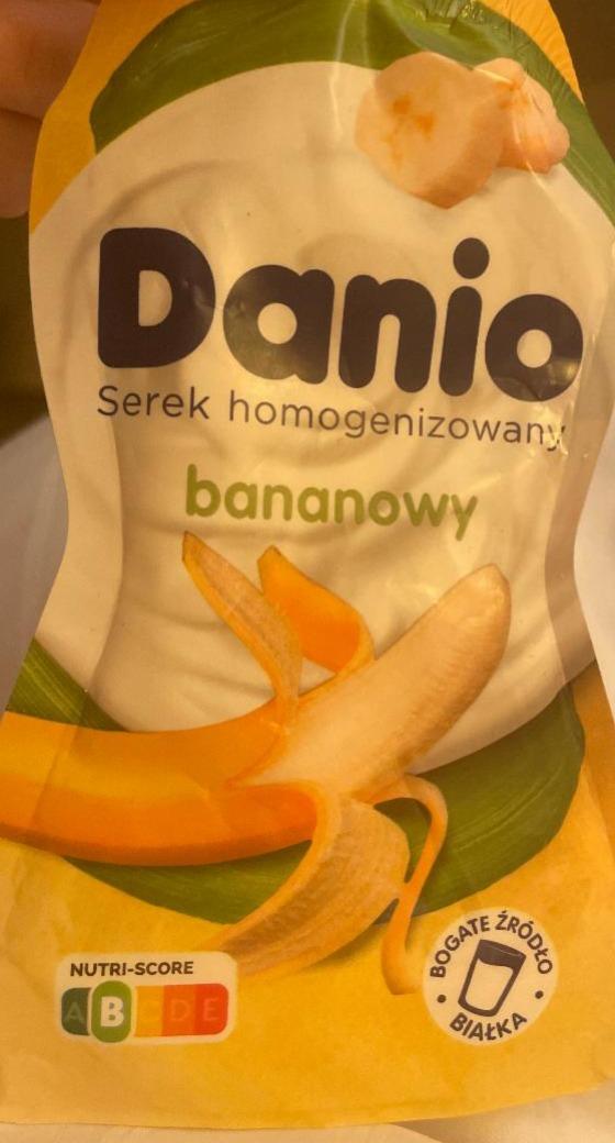 Fotografie - Serek homogenizowany bananowy Danio