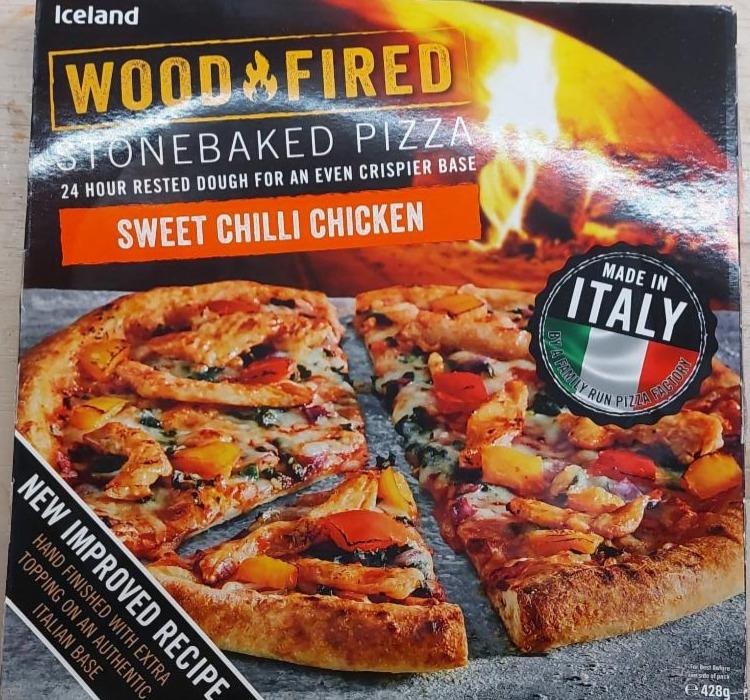 Fotografie - Wood Fired Sweet Chilli Chicken Stonebaked Pizza Iceland