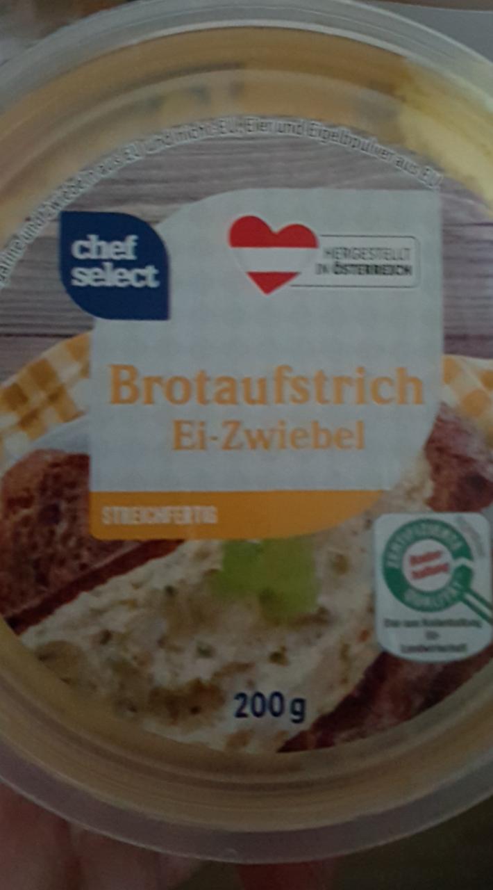 Fotografie - Brotaufstrich Ei-Zwiebel Chef Select