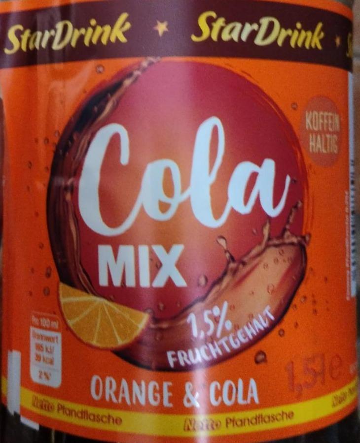 Fotografie - Cola mix Orange & Cola StarDrink