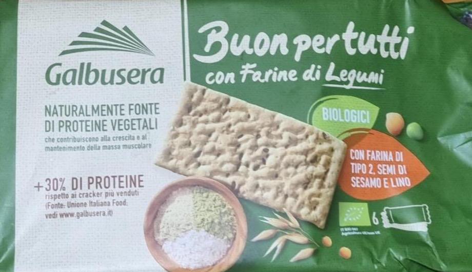 Fotografie - Buonpertutti cracker biologici con Farine di Legimi