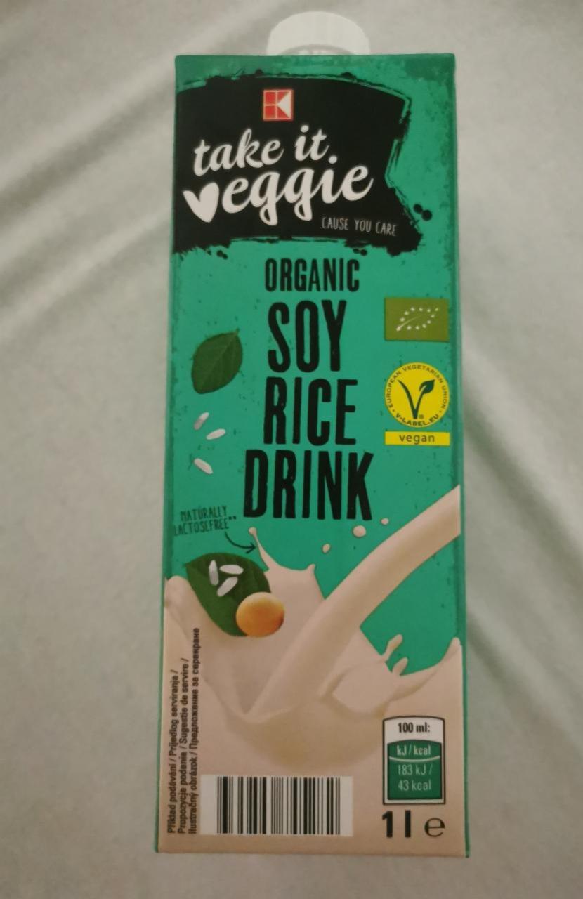 Fotografie - organic soy rice drink take it veggie