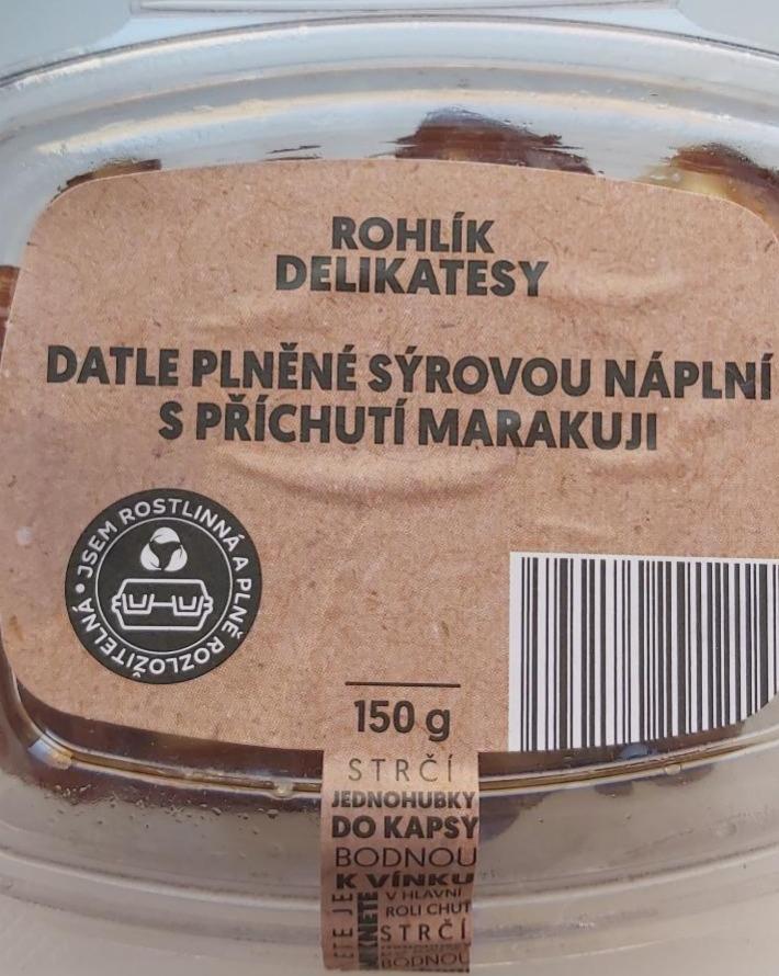 Fotografie - Datle plněné sýrovou náplní s příchutí marakuji Rohlík Delikatesy