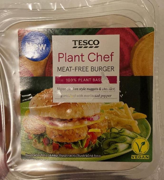Fotografie - Plant Chef meat-free burger Tesco