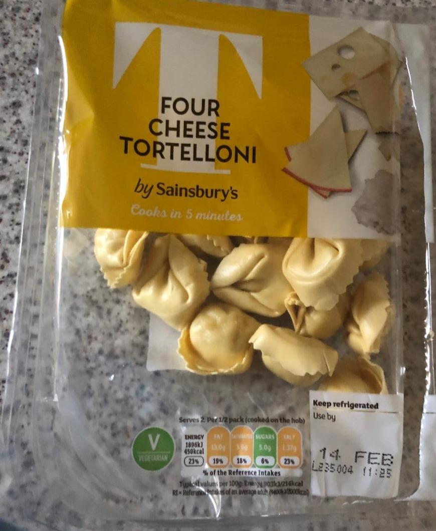 Fotografie - Four Cheese Tortellini Sainsbury's