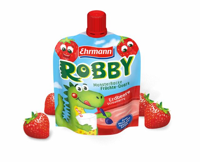 Fotografie - Robby MonsterBacke Früchte-Quark Erdbeere Strawberry Ehrmann