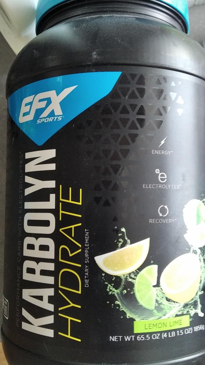 Fotografie - Karbolyn Hydrate Lemon Lime EFX Sports