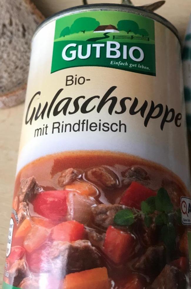 Fotografie - Bio-Gulaschsuppe mit Rindfleisch GutBio