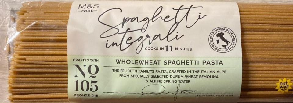 Fotografie - italske celozrnné špagety nevařené