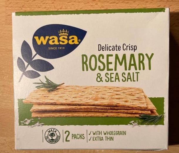 Fotografie - Delicate Crisp Rosemary & Sea salt Wasa