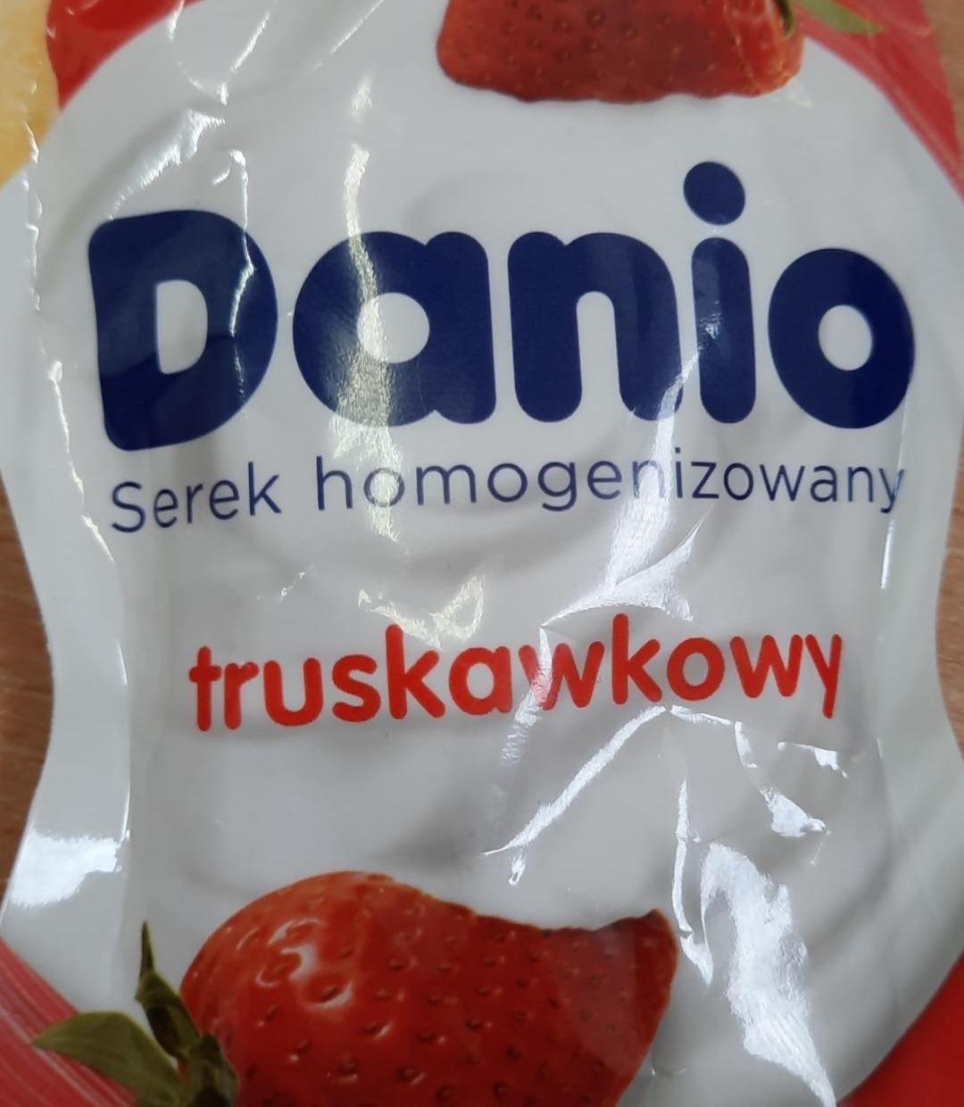 Fotografie - Serek homogenizowany truskawkowy Danio