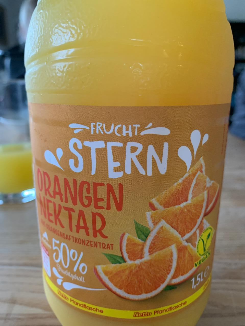 Fotografie - Orangen nektar Frucht Stern
