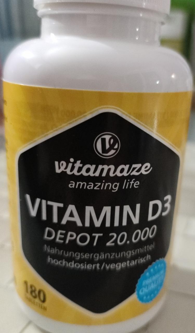 Fotografie - Vitamin D3 Depot 20.000 Vitamaze amazing life
