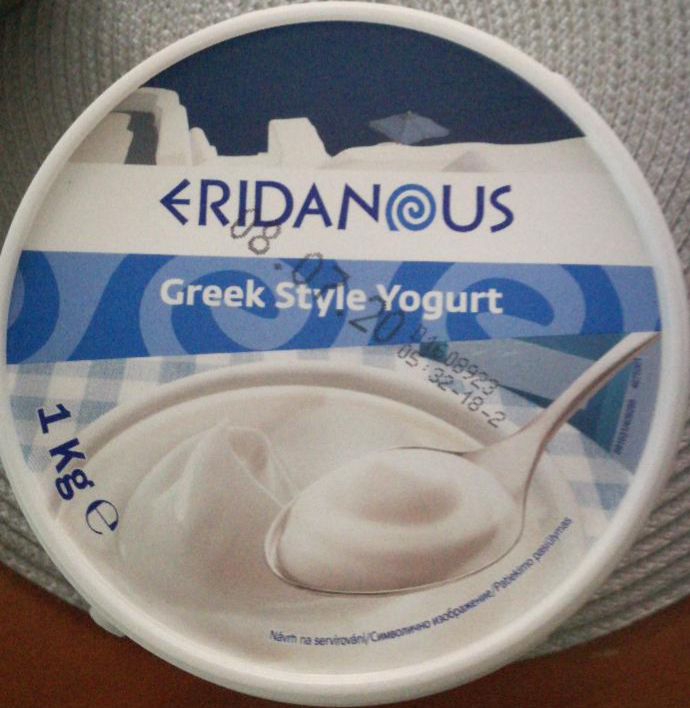 Fotografie - jogurt bílý smetanový Greek Style Yogurt Eridanous