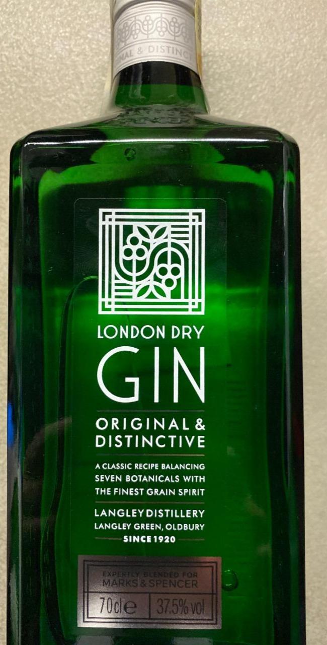 Fotografie - London Dry Gin Marks & Spencer